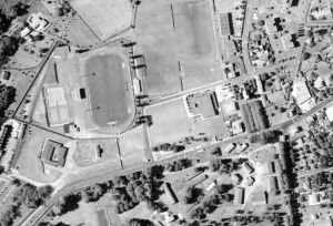 Vue aérienne du stade Firmin-Daudou